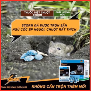 [ Gói 20 Viên ] Thuốc Diệt Chuột Sinh Học Storm Thế Hệ Mới Hiệu Quả, An Toàn Ctb406 - Bechip