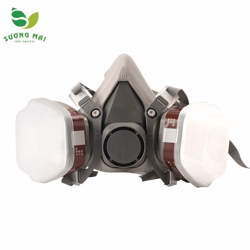 Mặt Nạ Phòng Độc 3M 6200 Kèm Phin Lọc Hơi Hữu Cơ 3M 6001- Sương Mai - Ảnh 6