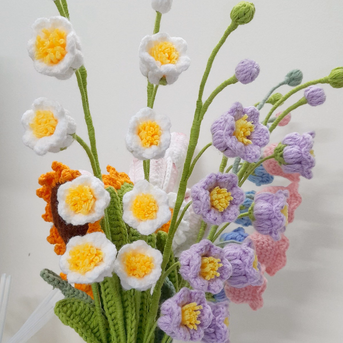 Cành Hoa Linh Lan Bằng Len Handmade Yukishop Yk09 - Ảnh 2