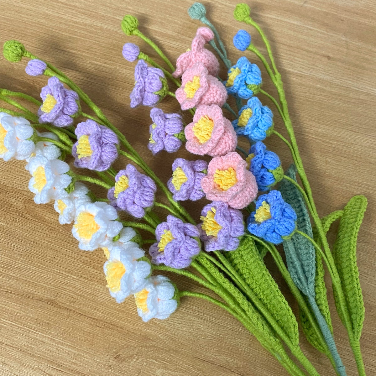 Cành Hoa Linh Lan Bằng Len Handmade Yukishop Yk09 - Ảnh 5