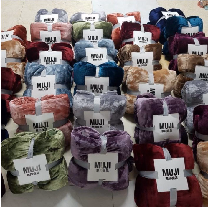 Chăn Muji, Mền, Chăn Lông Tuyết Muji Xuất Hàng Việt Nam Xuất Nhật 2 X 2.3M Ctb410 - Bechip - Ảnh 12