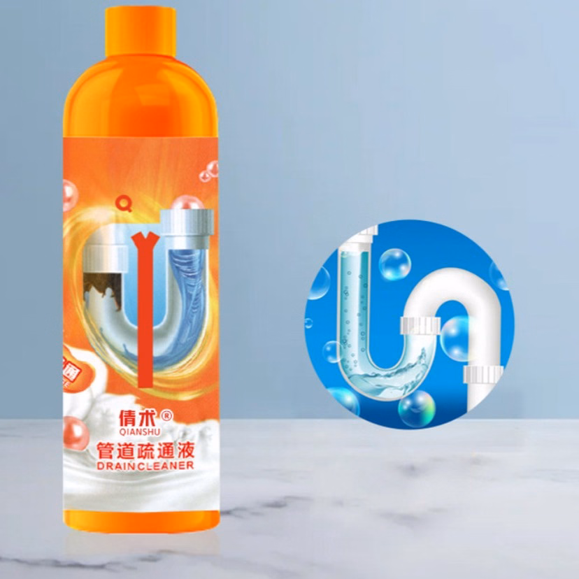 Bột Vệ Sinh Khử Mùi Ống Cống Chai Màu Cam 500Ml - Su - Ảnh 3