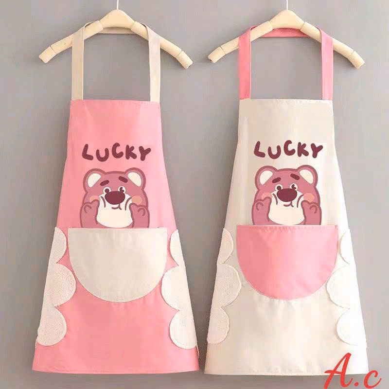 Tạp Dề Nấu Ăn Họa Tiết Ngẫu Nhiên - Gdn