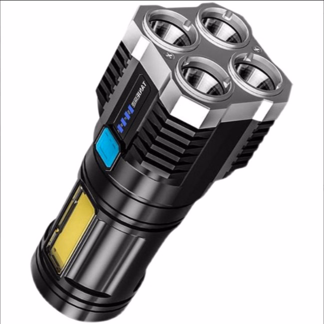 Đèn Pin Cầm Tay 4 Bóng/ 5 Bóng Siêu Sáng Tiện Ích Ctb411 - Bechip - Ảnh 6