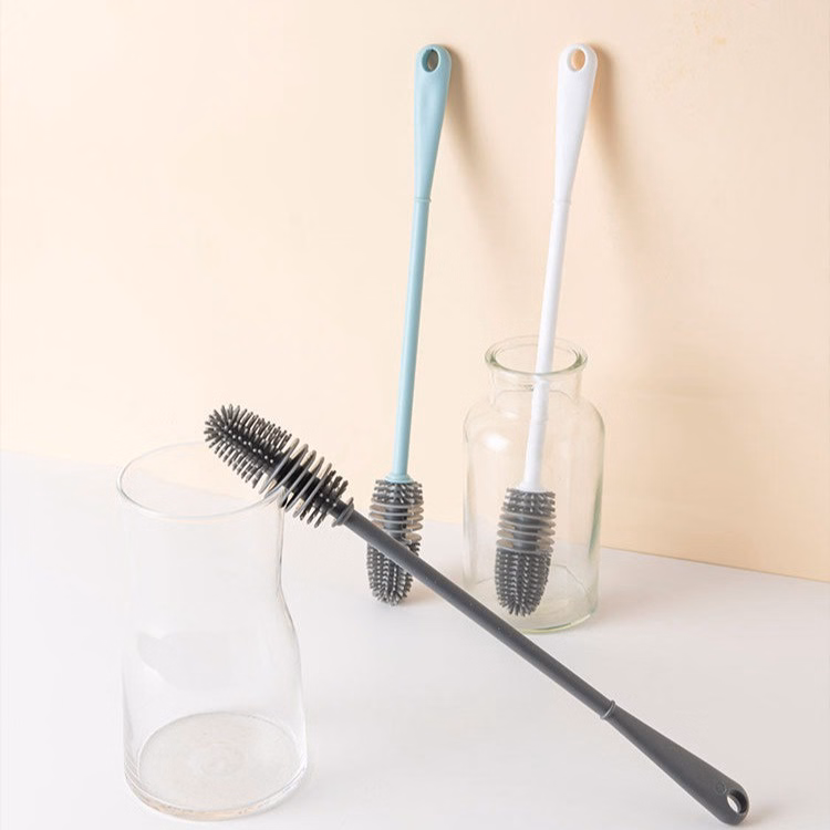 Cọ Silicon Vệ Sinh Ly/Cốc Bình Sữa Cán Dài Loại Trung - Gdn