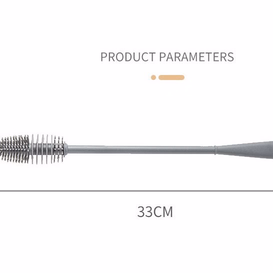 Cọ Silicon Vệ Sinh Ly/Cốc Bình Sữa Cán Dài Loại Trung - Gdn - Ảnh 4