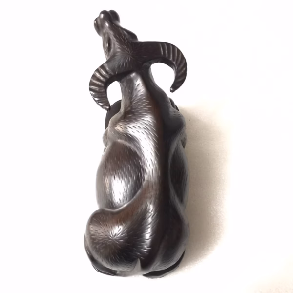 [Tượng] Trâu Gỗ Muồng Tttgm041-Tường Thuận - Ảnh 4