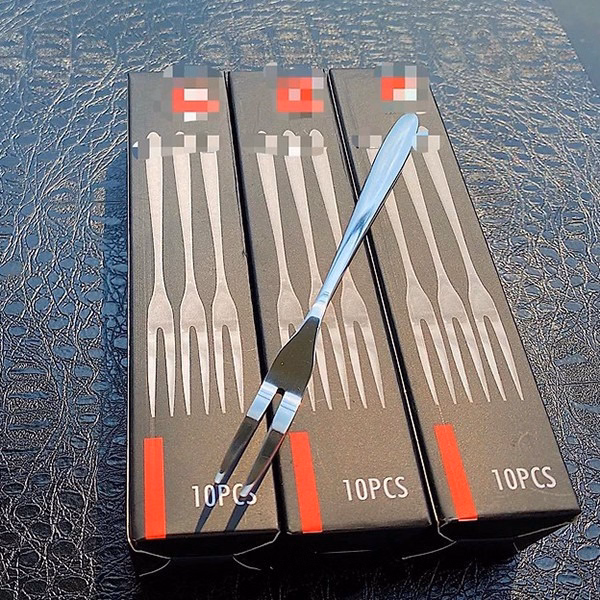 Set 10 Dĩa Nĩa Ăn Trái Cây Hoa Quả Bằng Inox Hiệu Zwiling Đức - Gdn - Ảnh 8