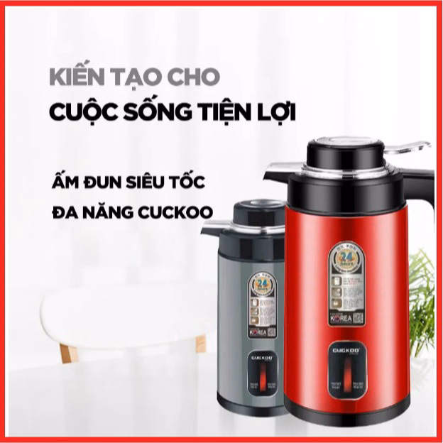 Ấm Siêu Tốc Kiêm Phích Nước Giữ Nhiệt Cao Cấp Cuckoo St21 Ctb155 - Bechip