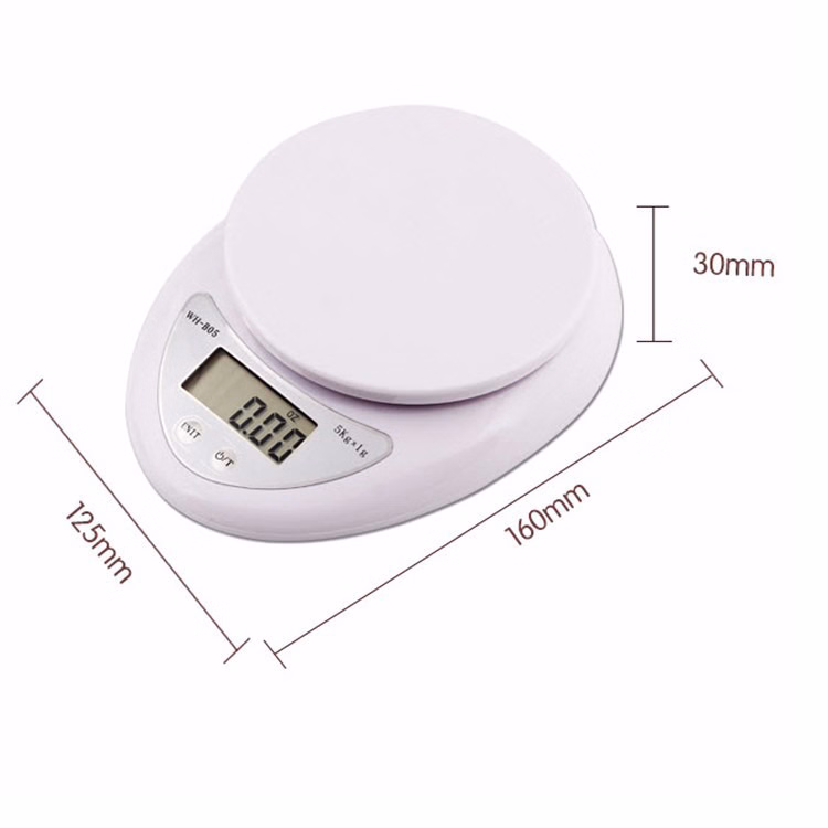 Cân Tiểu Ly Điện Tử Nhà Bếp Độ Chính Xác Cao 5Kg Tặng Kèm 2 Viên Pin Ctb427 - Bechip - Ảnh 10