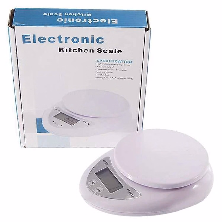 Cân Tiểu Ly Điện Tử Nhà Bếp Độ Chính Xác Cao 5Kg Tặng Kèm 2 Viên Pin Ctb427 - Bechip - Ảnh 11