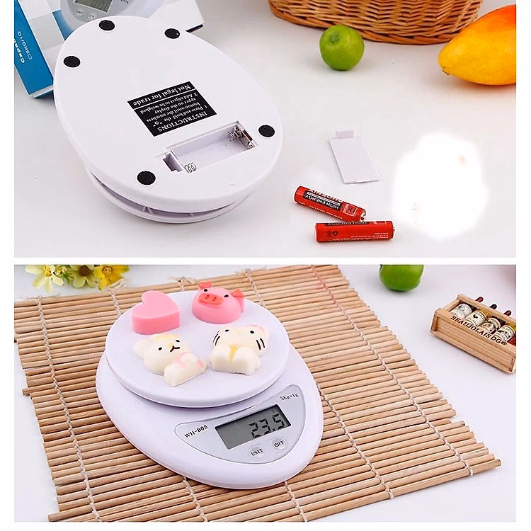 Cân Tiểu Ly Điện Tử Nhà Bếp Độ Chính Xác Cao 5Kg Tặng Kèm 2 Viên Pin Ctb427 - Bechip - Ảnh 6