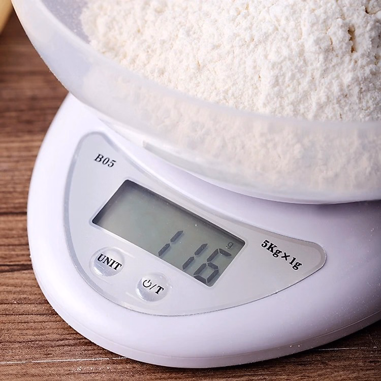Cân Tiểu Ly Điện Tử Nhà Bếp Độ Chính Xác Cao 5Kg Tặng Kèm 2 Viên Pin Ctb427 - Bechip - Ảnh 8