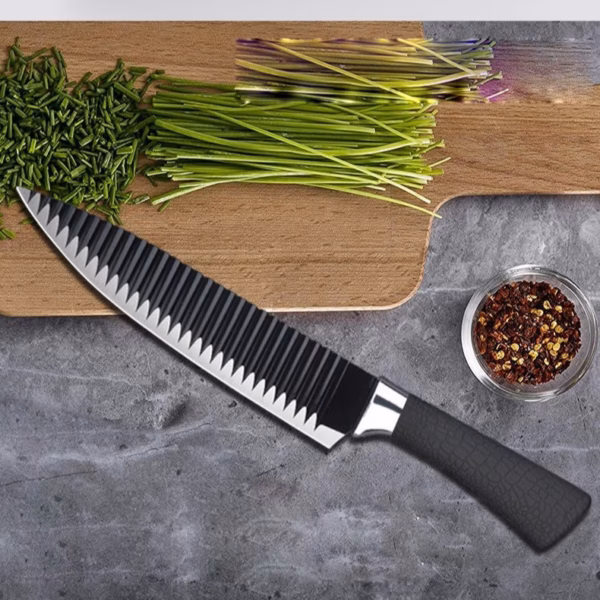 Dao Thép Gợn Sóng K02 - Silver - Ảnh 4