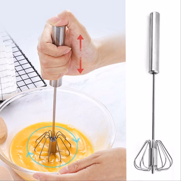 Cây Đánh Trứng Bán Tự Động - Silver - Ảnh 5