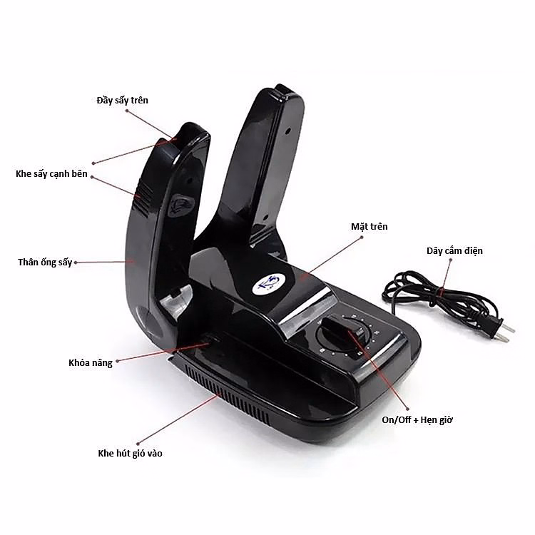 Máy Sấy Giày, Khử Khuẩn Hiệu Quả Shoe Drier/Sokany Ctb430 - Bechip - Ảnh 4