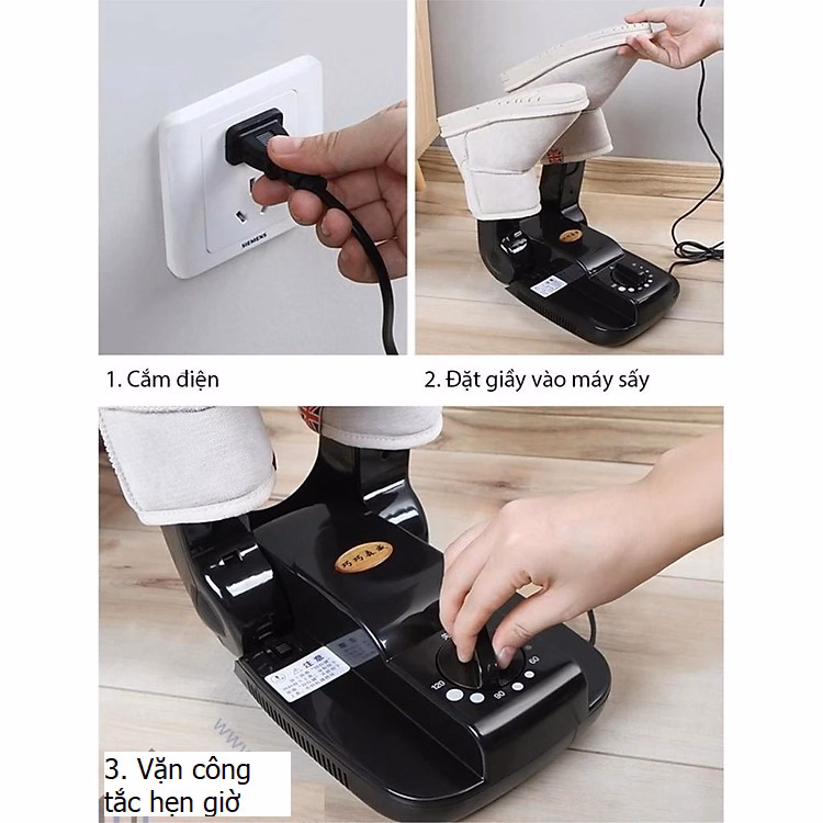 Máy Sấy Giày, Khử Khuẩn Hiệu Quả Shoe Drier/Sokany Ctb430 - Bechip - Ảnh 5