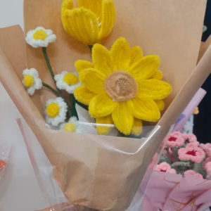 Bó Hoa Kẽm Nhung Quà Tặng Handmade Yukishop Yk16