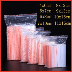 Túi Zip Nhựa Trong Suốt Đựng Thực Phẩm Đủ Kích Thước Ctb437 - Bechip