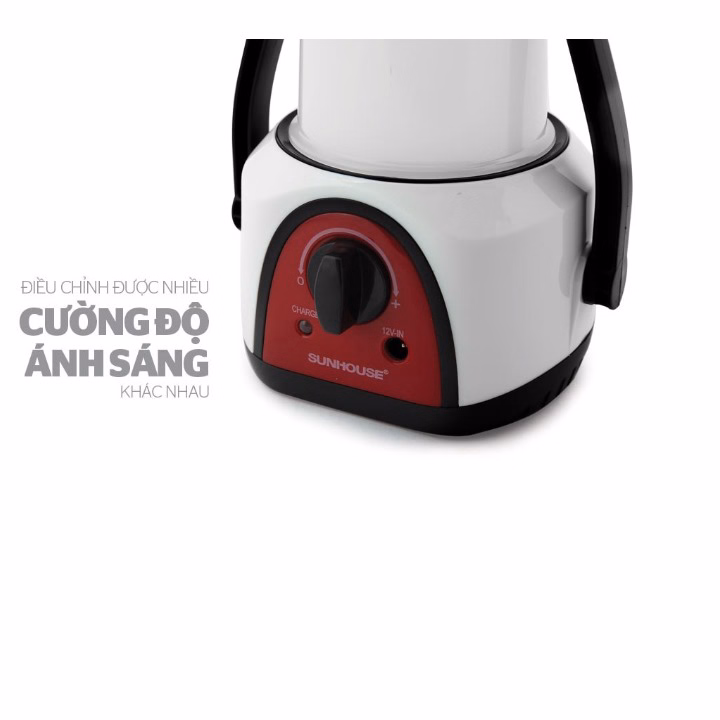 Đèn Tích Điện Đa Năng Sunhouse She-6848La, Có Móc Treo, Chiếu Sáng Lên Đến 60H Ctb439 - Bechip - Ảnh 10