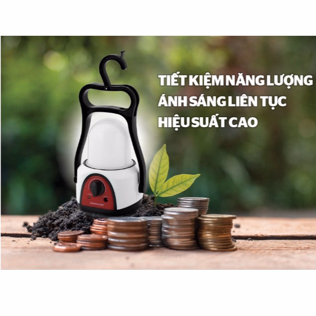 Đèn Tích Điện Đa Năng Sunhouse She-6848La, Có Móc Treo, Chiếu Sáng Lên Đến 60H Ctb439 - Bechip - Ảnh 4