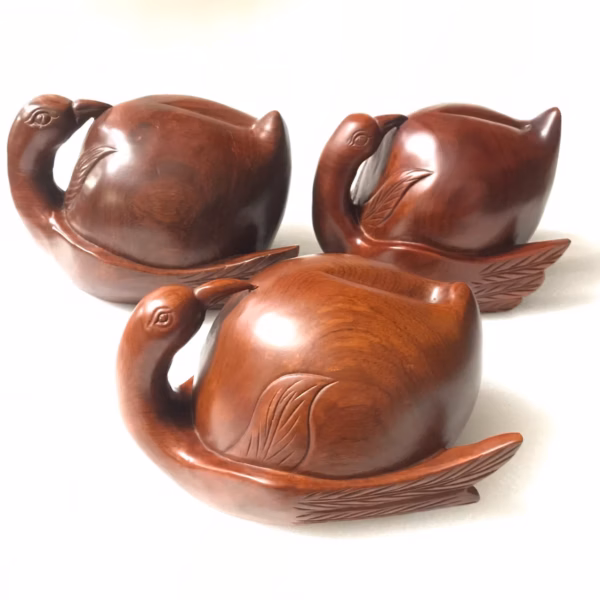 [Tượng] Cò Đào Gỗ Hương Ttcdgh043 - Tường Thuận - Ảnh 6