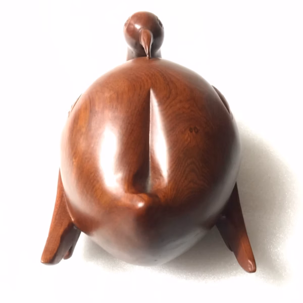[Tượng] Cò Đào Gỗ Hương Ttcdgh043 - Tường Thuận - Ảnh 3