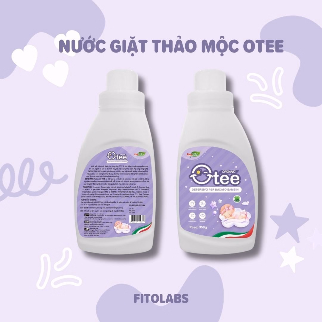Nước Giặt Thảo Mộc Otee Cho Đồ Sơ Sinh, Công Nghệ Khử Khuẩn Enzym Từ Italia - Ảnh 4