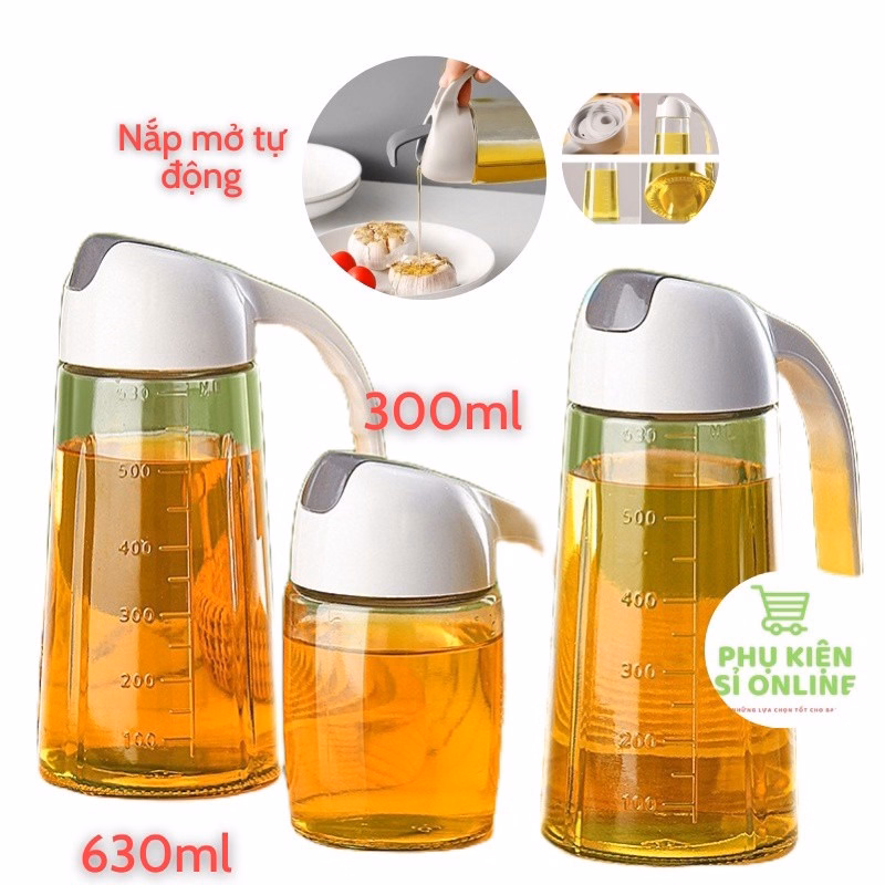 Bình Đựng Dầu Ăn Gia Vị Thủy Tinh 300Ml - Su