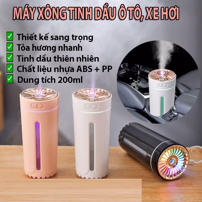 Máy Xông Tinh Dầu Ô Tô Mei Trụ Cốc 300Ml - Gdn