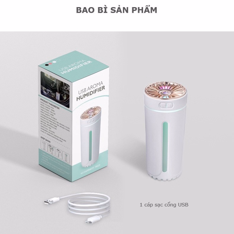 Máy Xông Tinh Dầu Ô Tô Mei Trụ Cốc 300Ml - Gdn - Ảnh 3