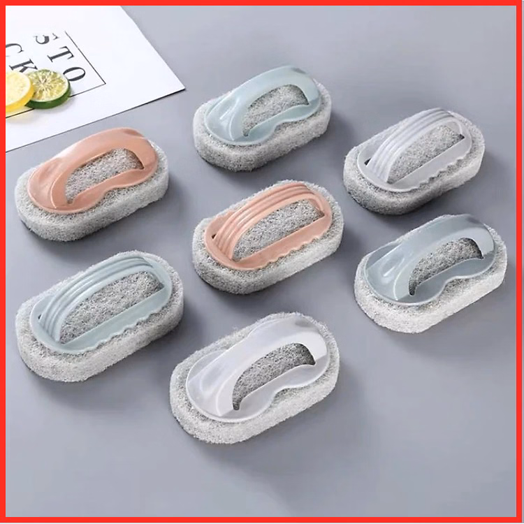 Miếng Cọ Sàn Có Tay Cầm, Bàn Chải Cọ Rửa Nhà Bếp Đa Năng Có Tay Cầm Ctb441 - Bechip