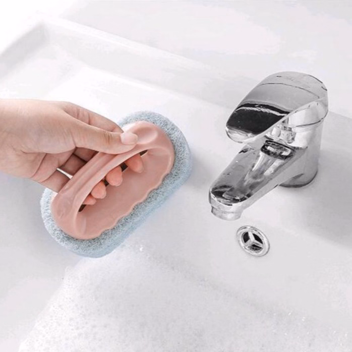 Miếng Cọ Sàn Có Tay Cầm, Bàn Chải Cọ Rửa Nhà Bếp Đa Năng Có Tay Cầm Ctb441 - Bechip - Ảnh 6