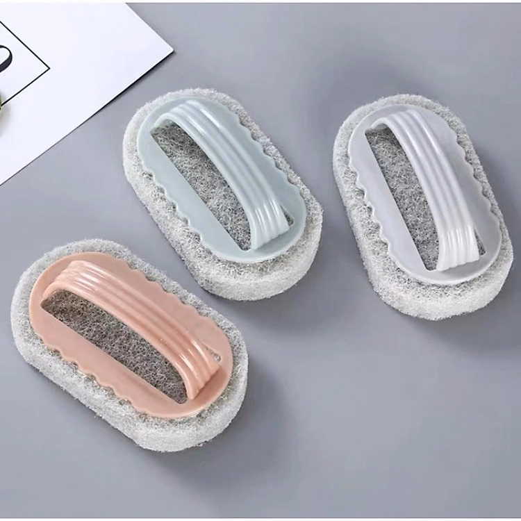 Miếng Cọ Sàn Có Tay Cầm, Bàn Chải Cọ Rửa Nhà Bếp Đa Năng Có Tay Cầm Ctb441 - Bechip - Ảnh 2