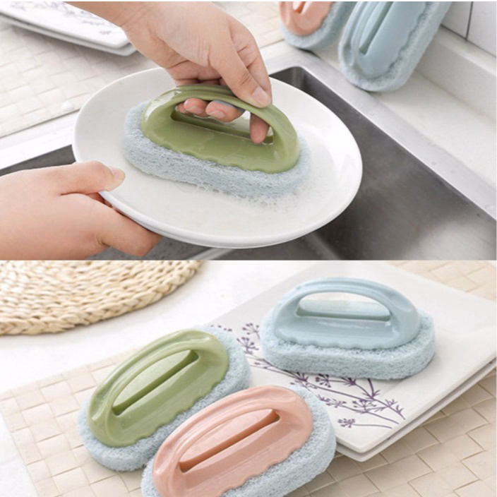 Miếng Cọ Sàn Có Tay Cầm, Bàn Chải Cọ Rửa Nhà Bếp Đa Năng Có Tay Cầm Ctb441 - Bechip - Ảnh 5