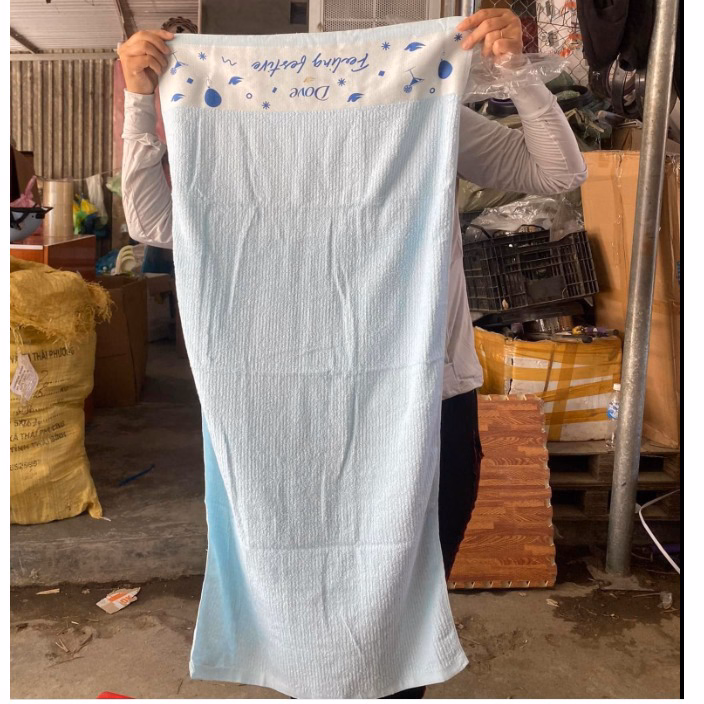 Khăn Tắm Siêu Thấm Hút 50 X 100 Cm Hàng Khuyến Mại Của Các Hãng Dầu Gội Đầu: Dove, Clear, Treasume Ctb444 - Bechip - Ảnh 7