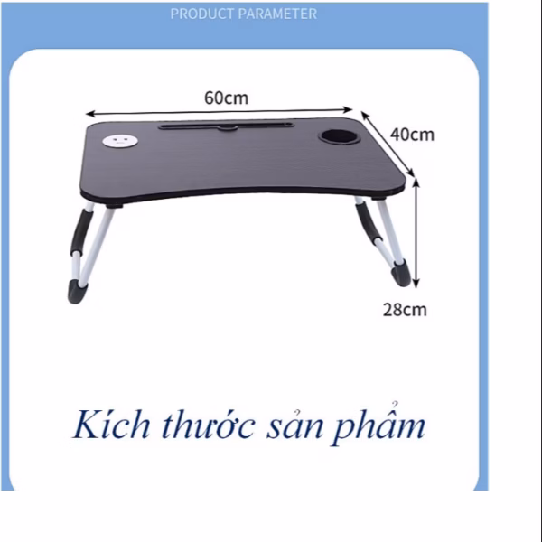Bàn Học Gấp Gọn Đa Năng Cao Cấp Có Khay Để Ly Và Ipad Ctb446 - Bechip - Ảnh 15