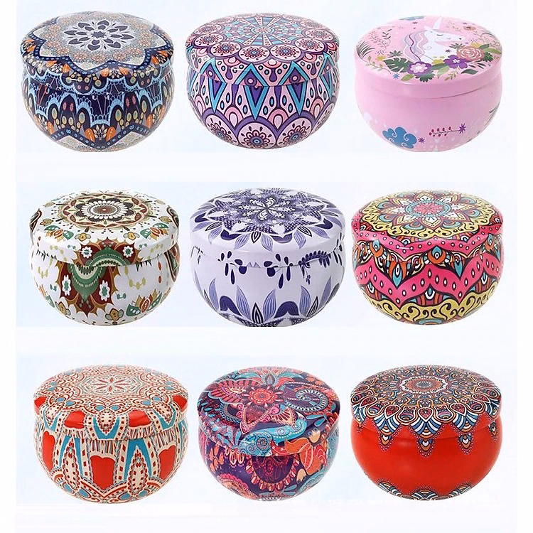 Nến Thơm Hoa Khô Thiên Nhiên Hộp Thiếc Sang Xịn Ctb450 - Bechip - Ảnh 13