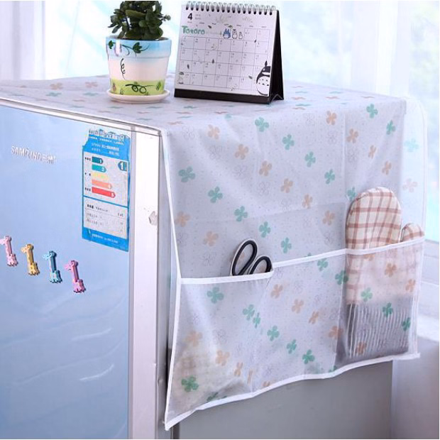 Tấm Phủ Tủ Lạnh Chống Bụi Có Túi Để Đồ 2 Bên Ctb452 - Bechip - Ảnh 6