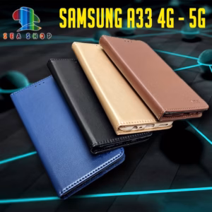 Bao Da Samsung A33 4G, 5G Chính Hãng Vtz Thiết Kế Dạng Ví Sang Trọng, Có Ngăn Cài Thẻ - Sea Shop