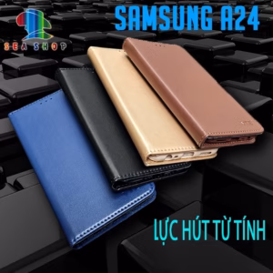 Bao Da Samsung A24 Chính Hãng Vtz Thiết Kế Dạng Ví Sang Trọng, Có Ngăn Cài Thẻ - Sea Shop