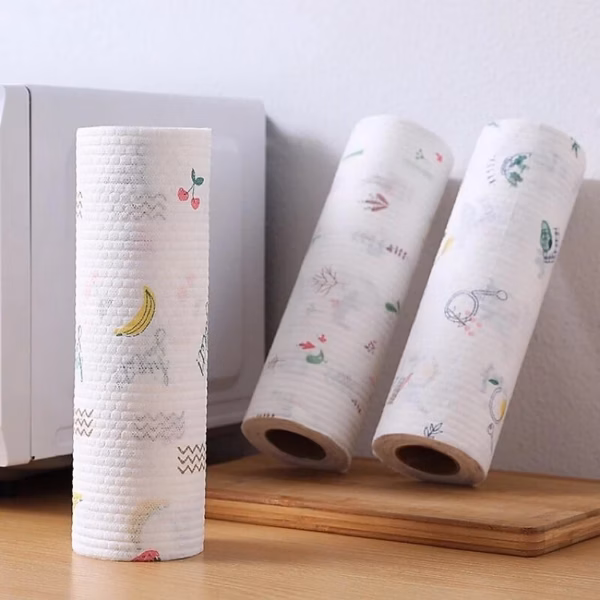 Combo 2 Cuộn Sản Phẩm Giấy Lau Tay, Lau Nhà Bếp Đa Năng Ctb459 - Bechip - Ảnh 6