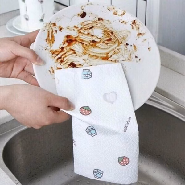 Combo 2 Cuộn Sản Phẩm Giấy Lau Tay, Lau Nhà Bếp Đa Năng Ctb459 - Bechip - Ảnh 8