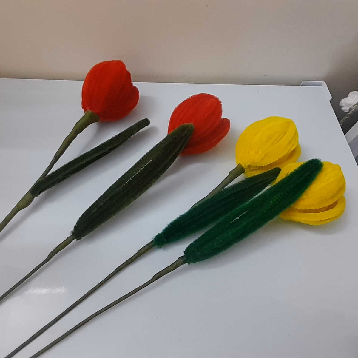 Bông Tuylip Kẽm Nhung Handmade Yukishop Yk20 - Ảnh 5