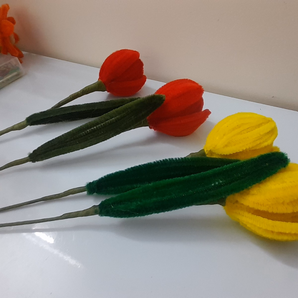 Bông Tuylip Kẽm Nhung Handmade Yukishop Yk20 - Ảnh 6