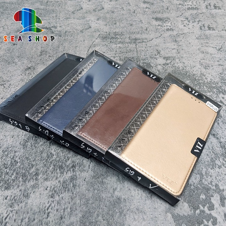 Bao Da Samsung A04E - Chính Hãng Vtz - Thiết Kế Dạng Ví Sang Trọng, Có Ngăn Cài Thẻ - Sea Shop - Ảnh 3