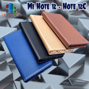 Bao Da Xiaomi Redmi Note 12, Note 12C Chính Hãng Vtz Thiết Kế Dạng Ví Sang Trọng, Có Ngăn Cài Thẻ - Sea Shop