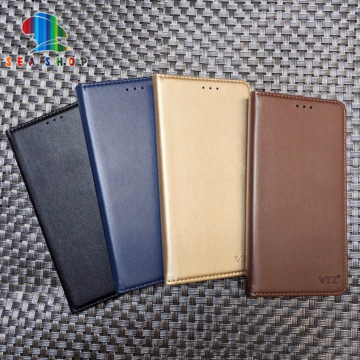 Bao Da Xiaomi Redmi Note 12, Note 12C Chính Hãng Vtz Thiết Kế Dạng Ví Sang Trọng, Có Ngăn Cài Thẻ - Sea Shop - Ảnh 2