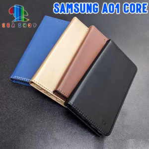 Bao Da Samsung A01 Core Chính Hãng Vtz, Nắp Gập Từ Tính - Thiết Kế Dạng Ví Sang Trọng, Có Ngăn Cài Thẻ - Sea Shop
