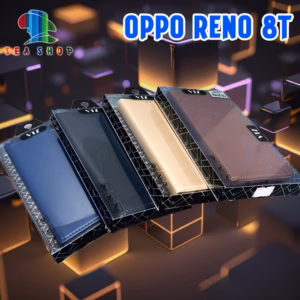 Bao Da Oppo Reno 8T Chính Hãng Vtz Thiết Kế Dạng Ví Sang Trọng, Có Ngăn Cài Thẻ - Sea Shop